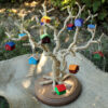 Set of 12 3D Birdhouse Ornaments
