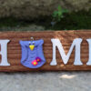 "Home" Seasonal Barn Wood Sign with Owls (4 pieces) - Image 3